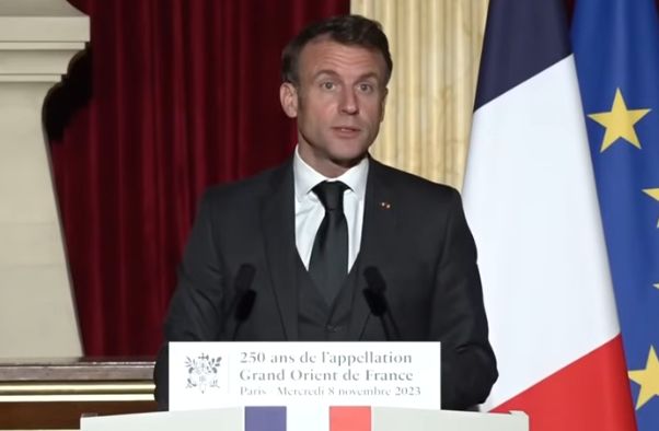 Macron w historycznym przemówieniu wzywa masonów do obrony sekularyzmu